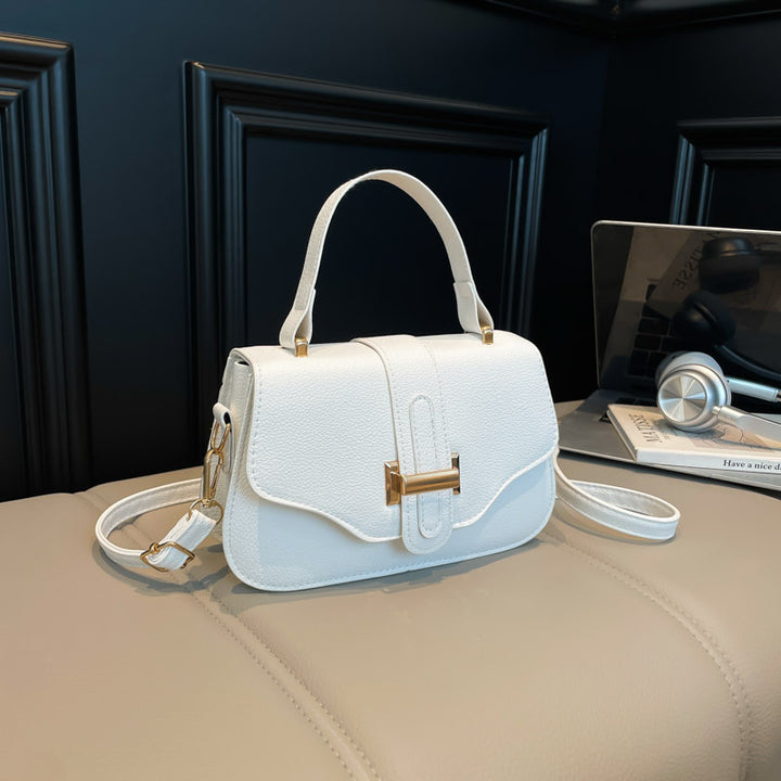 Damen elegante Umhängetasche mit strukturiertem Verschluss Nord Taschen