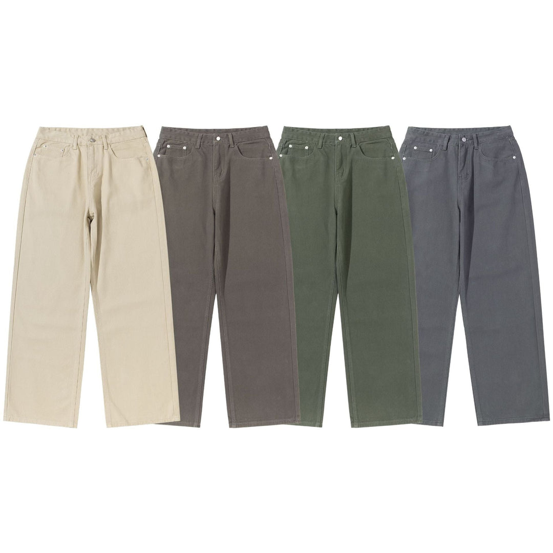 Damen Weite Cropped-Hose mit hohem Bund, geradem Bein und Five-Pocket-Design Nord Taschen
