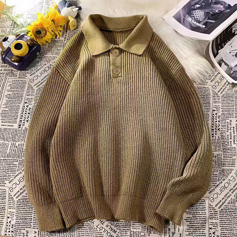 Damen Feinstrick-Polopullover mit Rippenstruktur und Zwei-Knopf-Leiste Nord Taschen