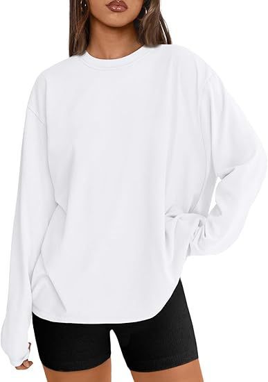 Damen Lässiger Oversized Pullover Nord Taschen