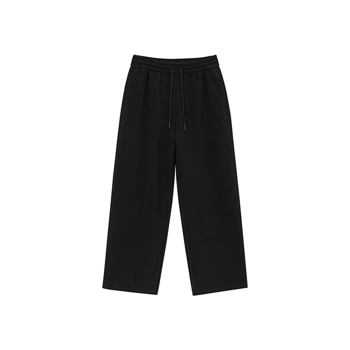 Unisex nan Relaxed-Fit Loungehose mit hohem Elastikbund, Kordelzug und geradem Bein Nord Taschen