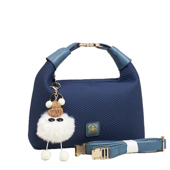 Damen Handtasche mit strukturiertem Design und abnehmbarem Tragegurt Nord Taschen