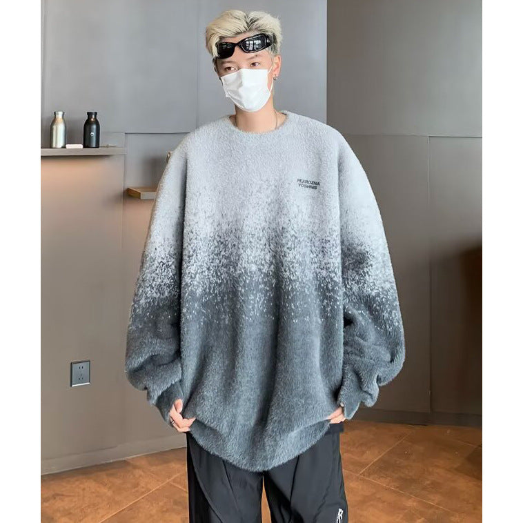 Herren Oversized Fleece-Pullover Nord Taschen