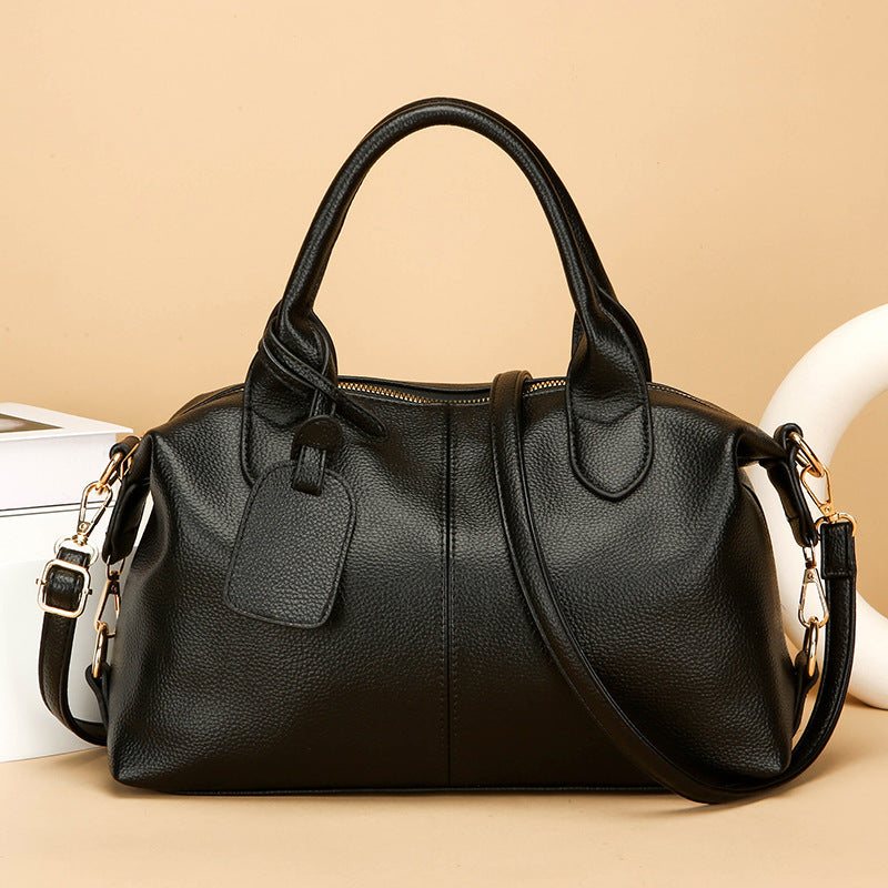 Damen elegante Handtasche mit luxuriösem Kunstleder und abnehmbarem Schultergurt Nord Taschen