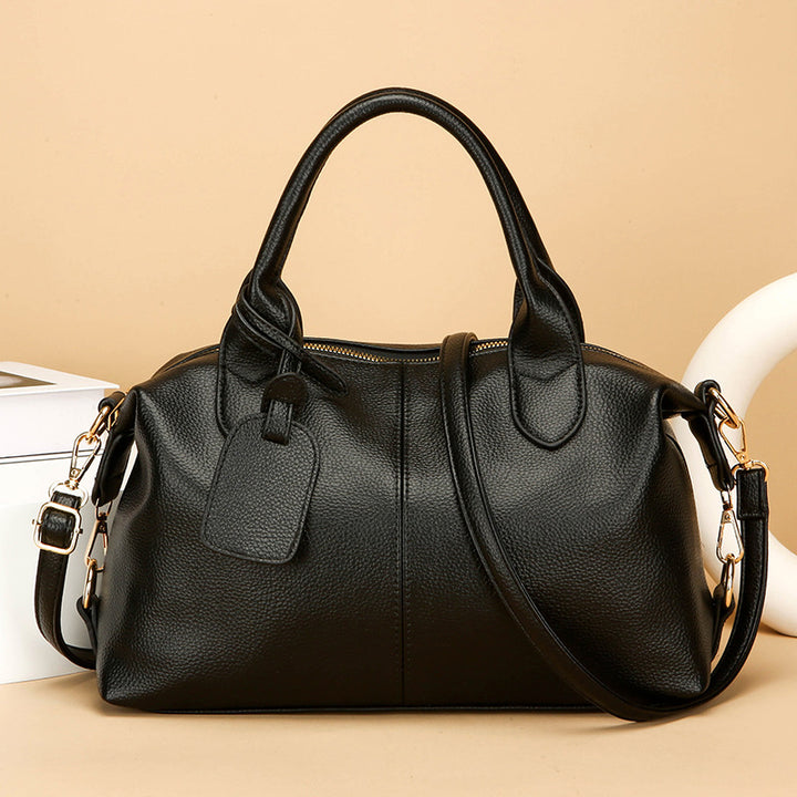 Damen elegante Handtasche mit luxuriösem Kunstleder und abnehmbarem Schultergurt Nord Taschen