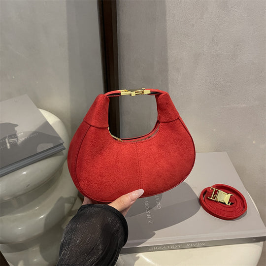 Damen Designer-Handtasche mit hochwertigem Veloursleder Nord Taschen
