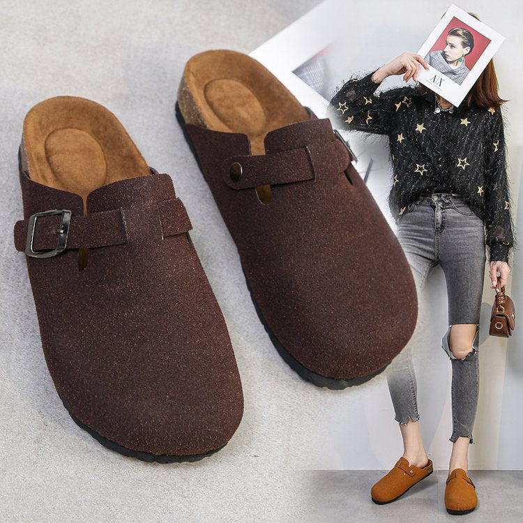 Damen Bequeme Clogs mit verstellbarem Riemen und anatomischem Fußbett