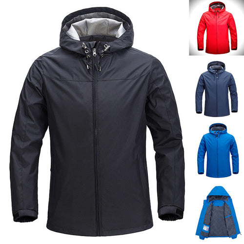 Unisex Leichte packbare Regen- und Windjacke mit verstellbarer Kapuze und atmungsaktivem Futter Nord Taschen