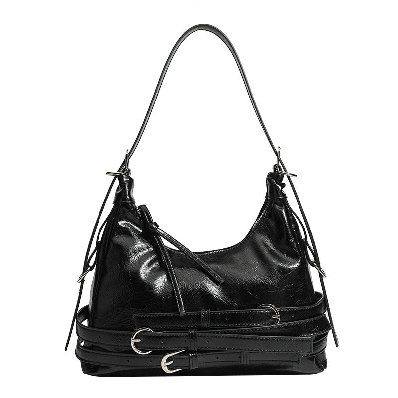 Damen Schultertasche mit modernem Metallic-Finish und trendigem Design Nord Taschen