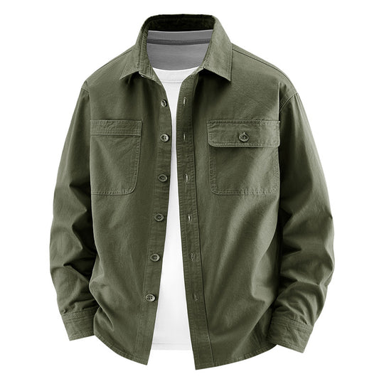 Herren Lässige Utility-Hemdjacke Nord Taschen