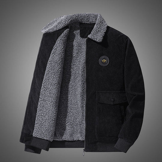 Herren Lässige Steppjacke mit Teddyfutter Nord Taschen 1787797413