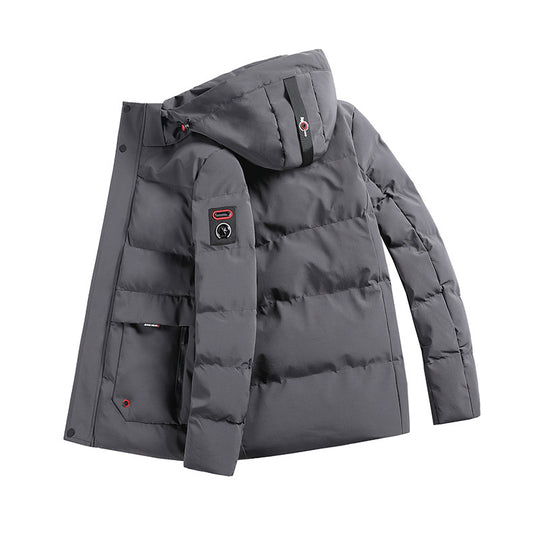 Herren wattierter Parka mit Kapuze und großen Fronttaschen Nord Taschen