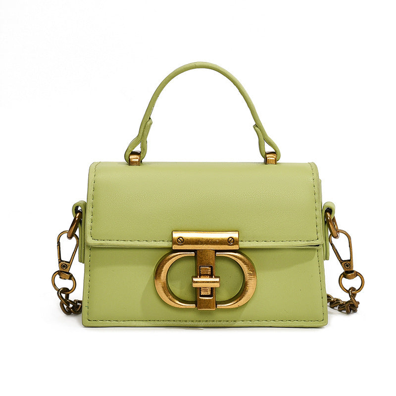 Damen elegante Handtasche mit stilvollem Metallverschluss Nord Taschen