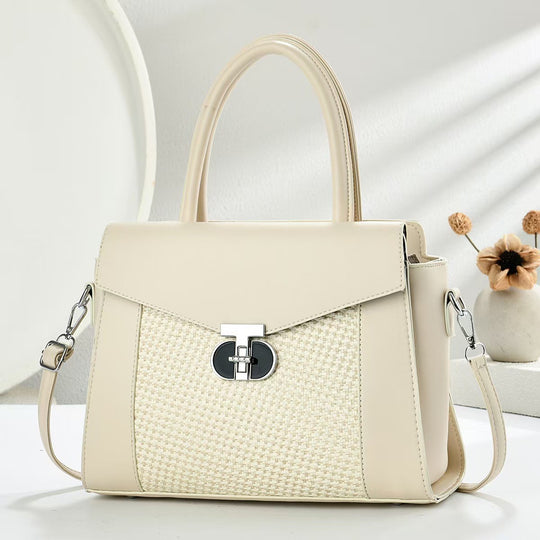 Damen Designer-Handtasche mit strukturierten Oberflächen und abnehmbarem Schulterriemen Nord Taschen