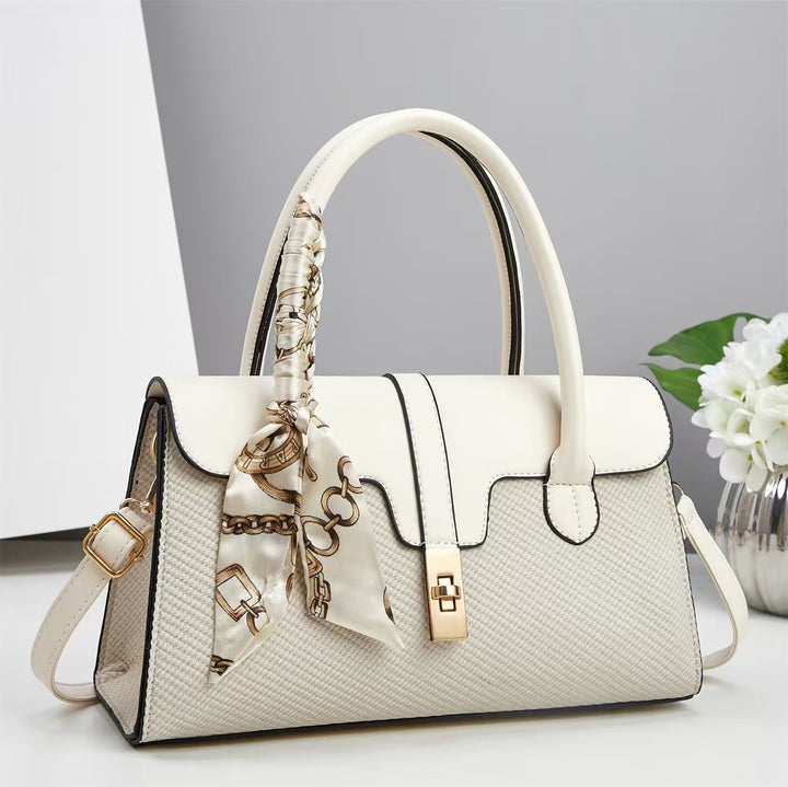 Damen Handtasche mit modischem Design und abnehmbarem Schal Nord Taschen