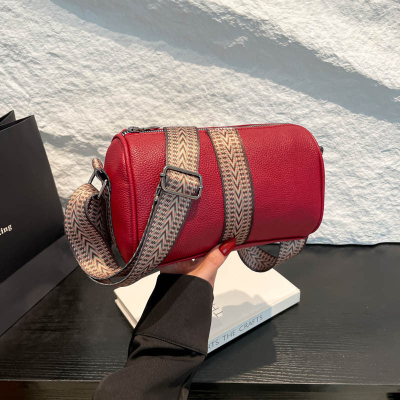 Damen Umhängetasche mit elegantem, geflochtenem Schultergurt Nord Taschen