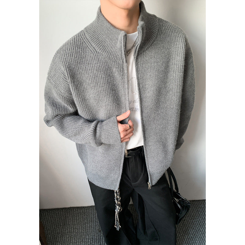 Herren Mode Strickjacke Nord Taschen