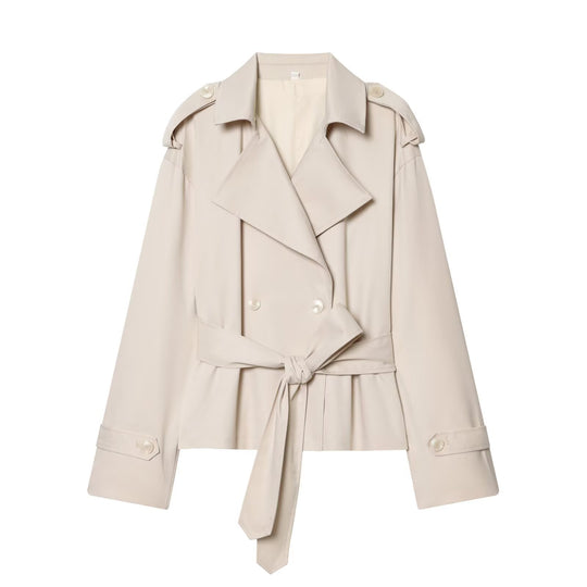 Damen Leichte wattierte Windjacke mit Stehkragen und Polka‑Dot‑Print Nord Taschen