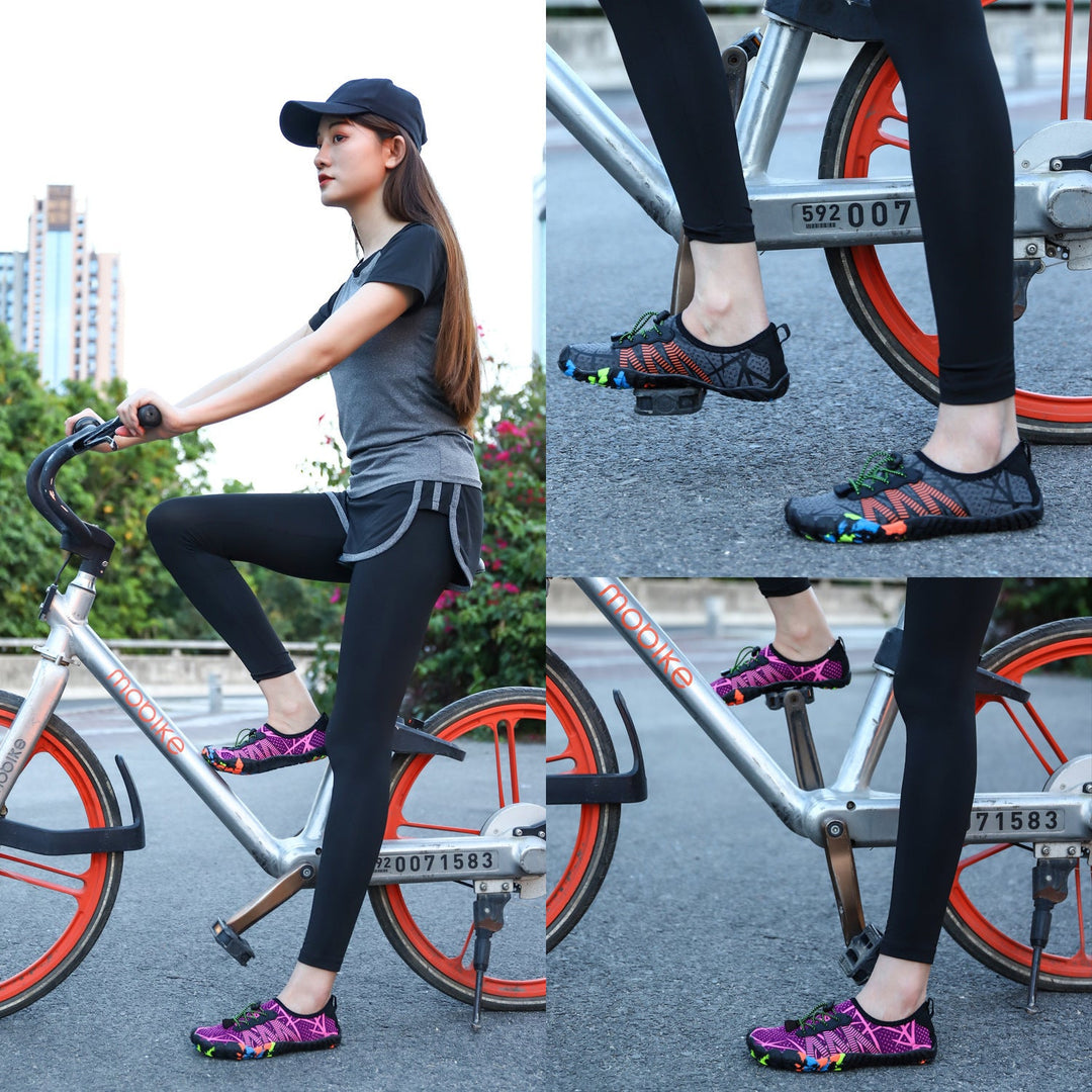 Damen Wassersportschuhe mit schnelltrocknendem Obermaterial und rutschfester Sohle
