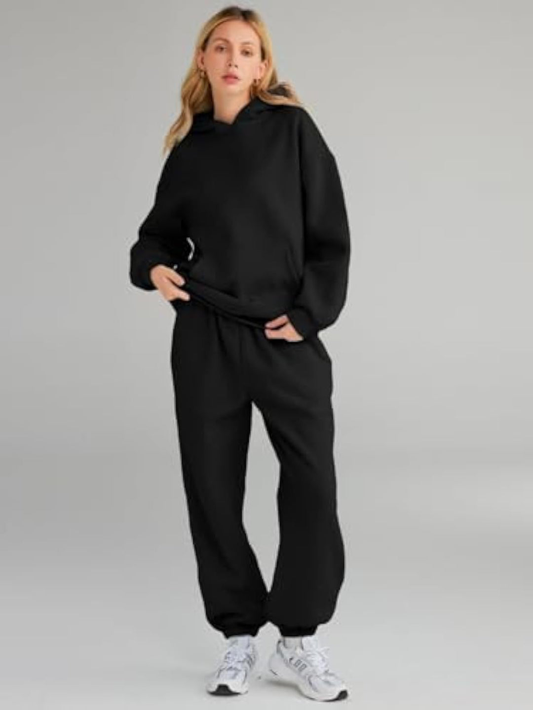 Damen Lässiger und bequemer Hoodie- und Jogginganzug Nord Taschen