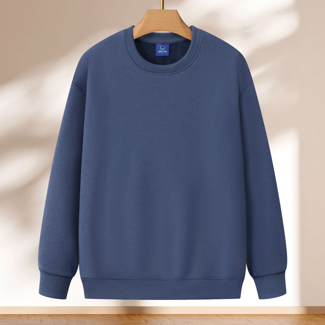 Damen lässiges Sweatshirt mit breiten Schultern und weichem Innenfutter