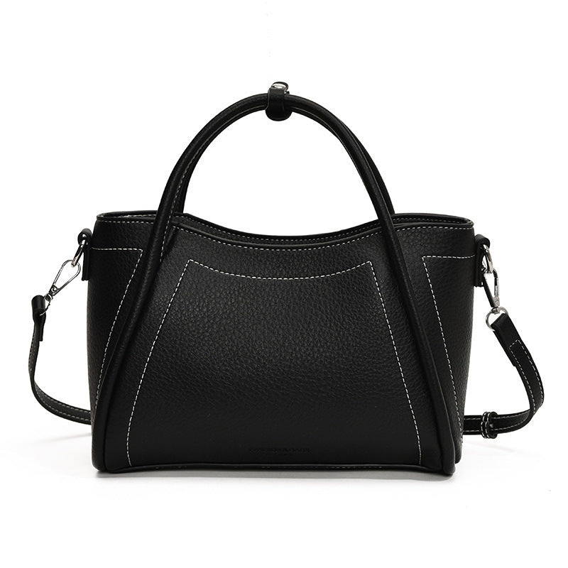 Damen elegante Handtasche mit feinem Leder und strukturiertem Design Nord Taschen