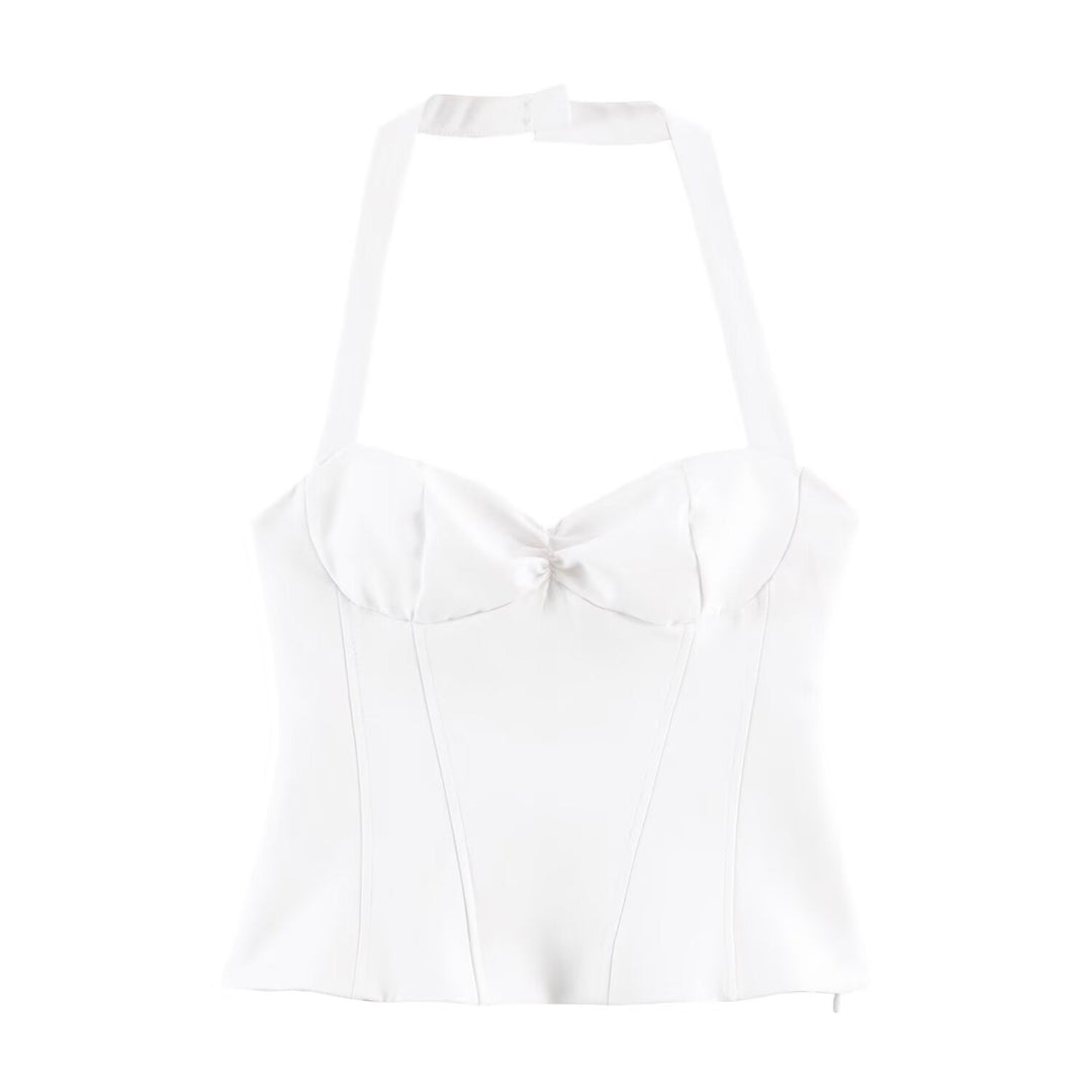 Damen Corsage-Top mit verstellbaren Trägern und verspieltem Punkten-Design Nord Taschen