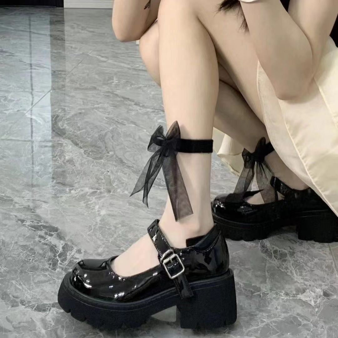 Damen Stilvolle Plateauschuhe mit verstellbarem Riemen Nord Taschen