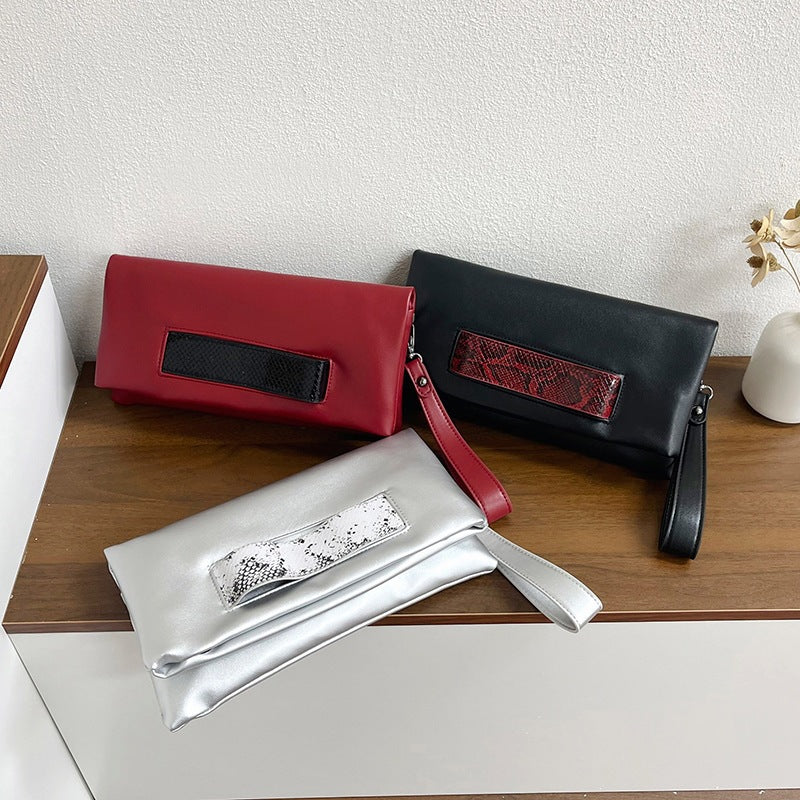 Damen modische Clutch mit eleganter Kunstleder-Oberfläche Nord Taschen