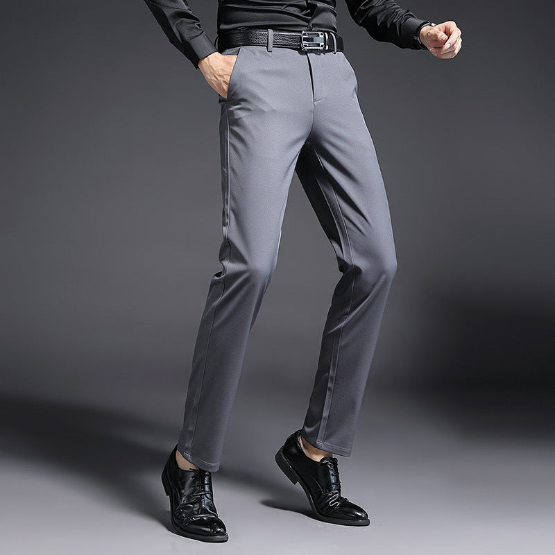Herren Modern geschnittene Business‑Hose mit Bügelfalte, Stretch und Pflegeleichtem Mischgewebe Nord Taschen