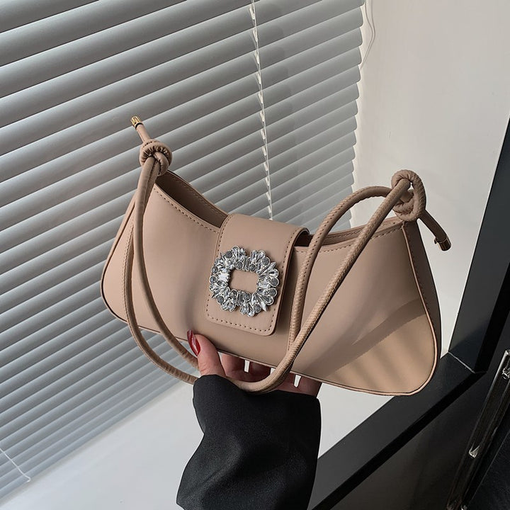 Damen modische Schultertasche mit funkelndem Clipverschluss Nord Taschen