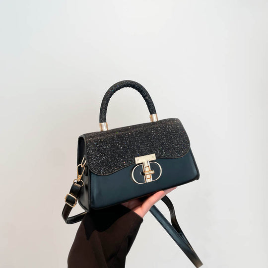 Damen elegante Umhängetasche mit glitzerndem Obermaterial und vielseitigen Trageoptionen Nord Taschen
