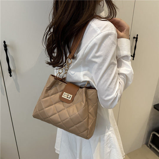 Damen gesteppte Tasche mit abnehmbarer Kette Nord Taschen