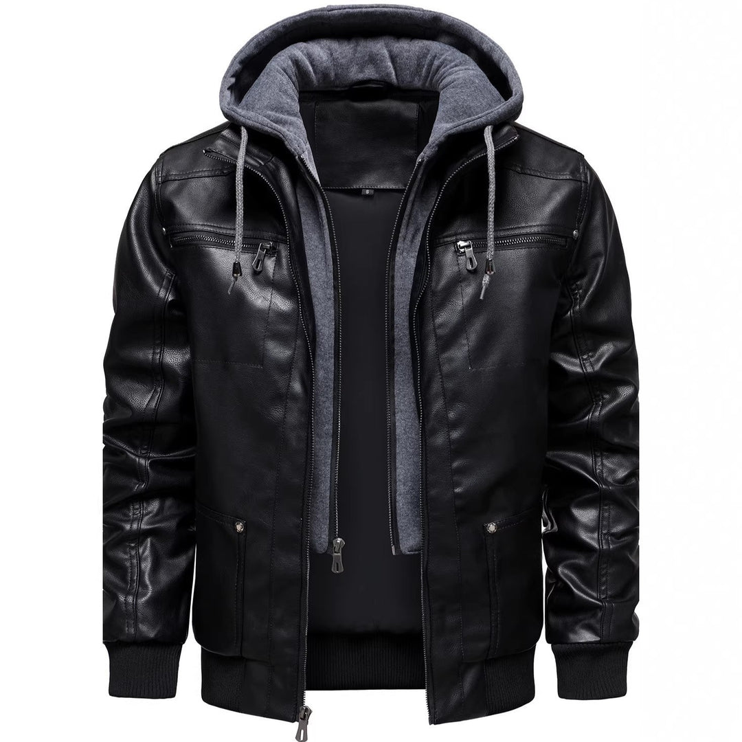 Lederjacke Herren Mit Kapuze