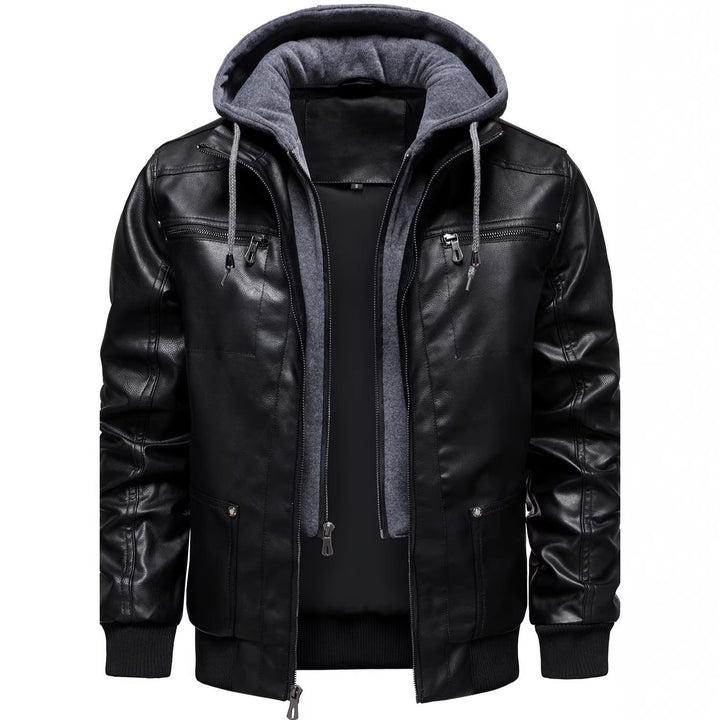 Lederjacke Herren Mit Kapuze