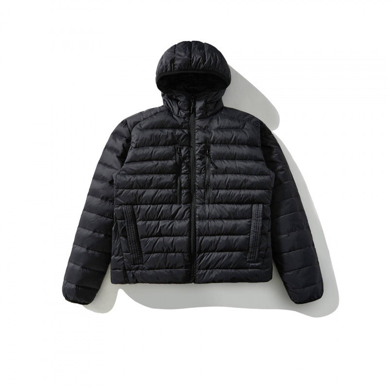 Damen Ultraleichte Steppjacke mit Kapuze, Daunenoptik und winddichter Außenhülle Nord Taschen