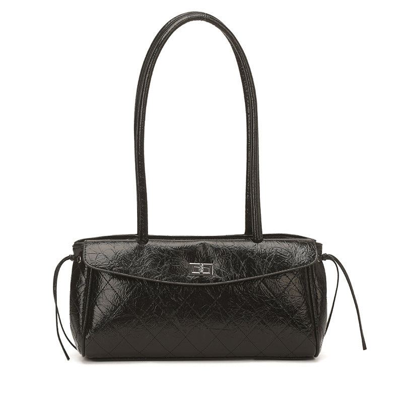 Damen elegante Schultertasche mit strukturiertem Kunstleder Nord Taschen