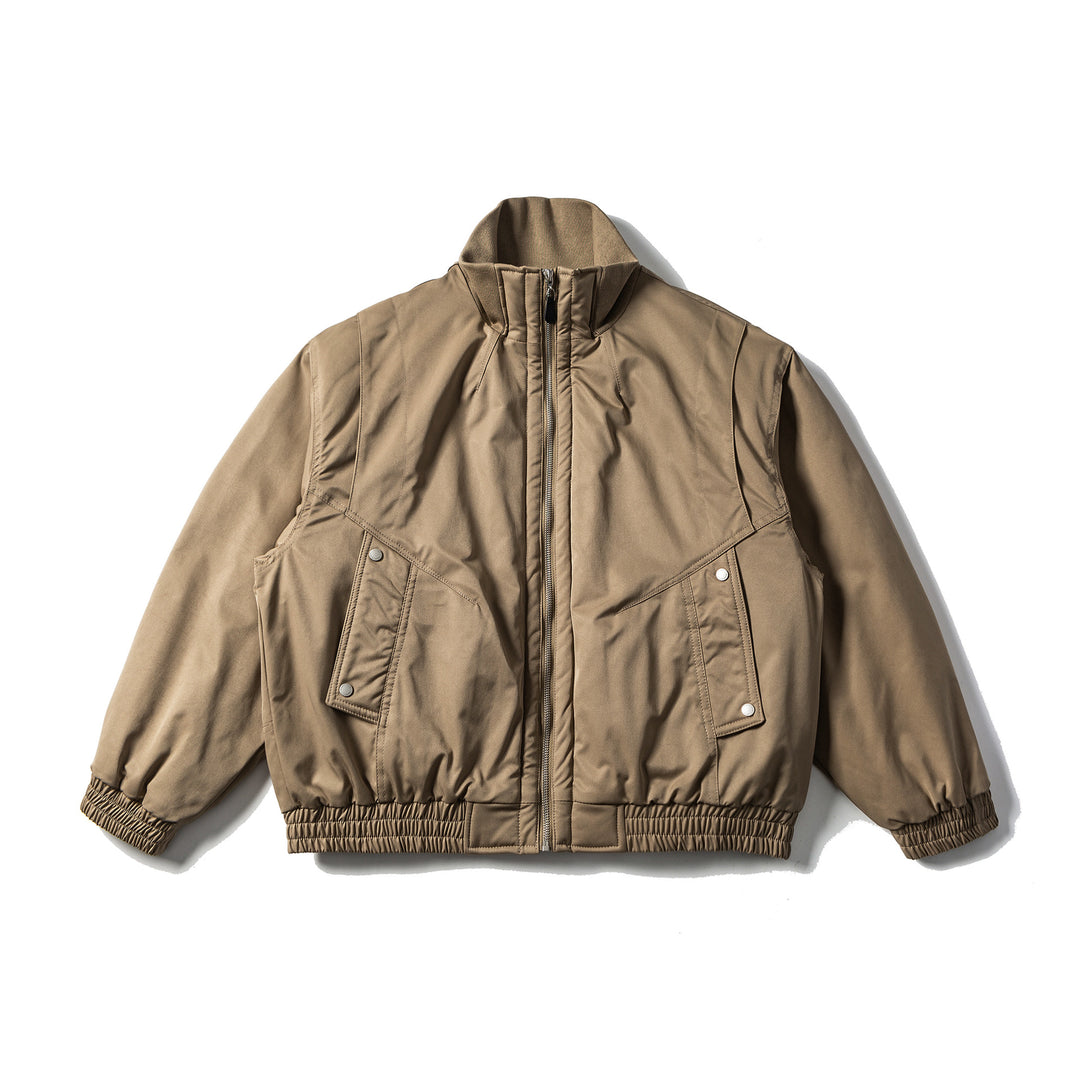 Unisex Kurz geschnittene Boxy-Bomberjacke Nord Taschen