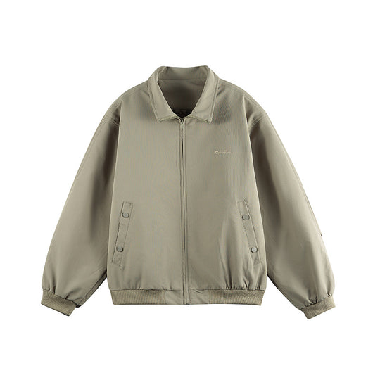 Unisex Oversize-Utility-Bomberjacke mit verdecktem Reißverschluss und elastischen Bündchen Nord Taschen