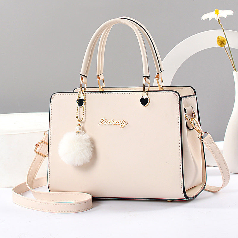 Damen hochwertige Handtasche mit abnehmbarer Quaste Nord Taschen
