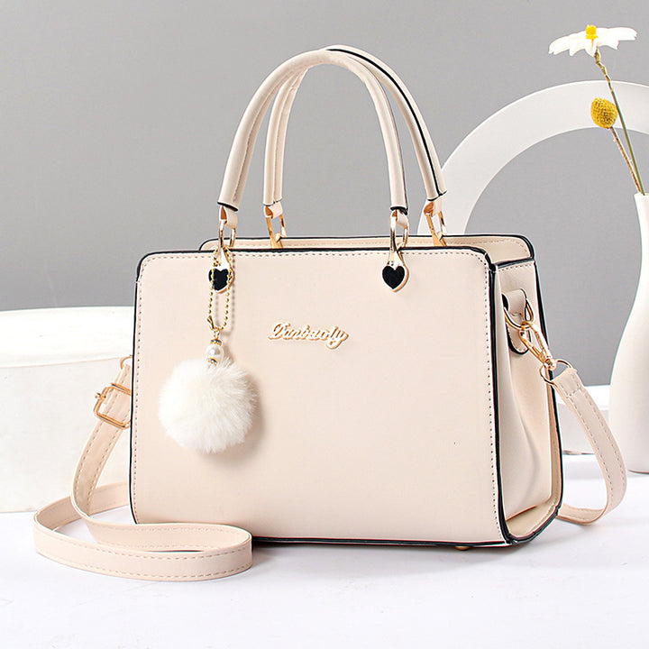 Damen hochwertige Handtasche mit abnehmbarer Quaste Nord Taschen