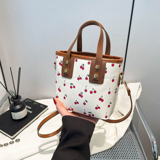 Damen Mini-Handtasche mit fruchtigem Kirschdesign Nord Taschen