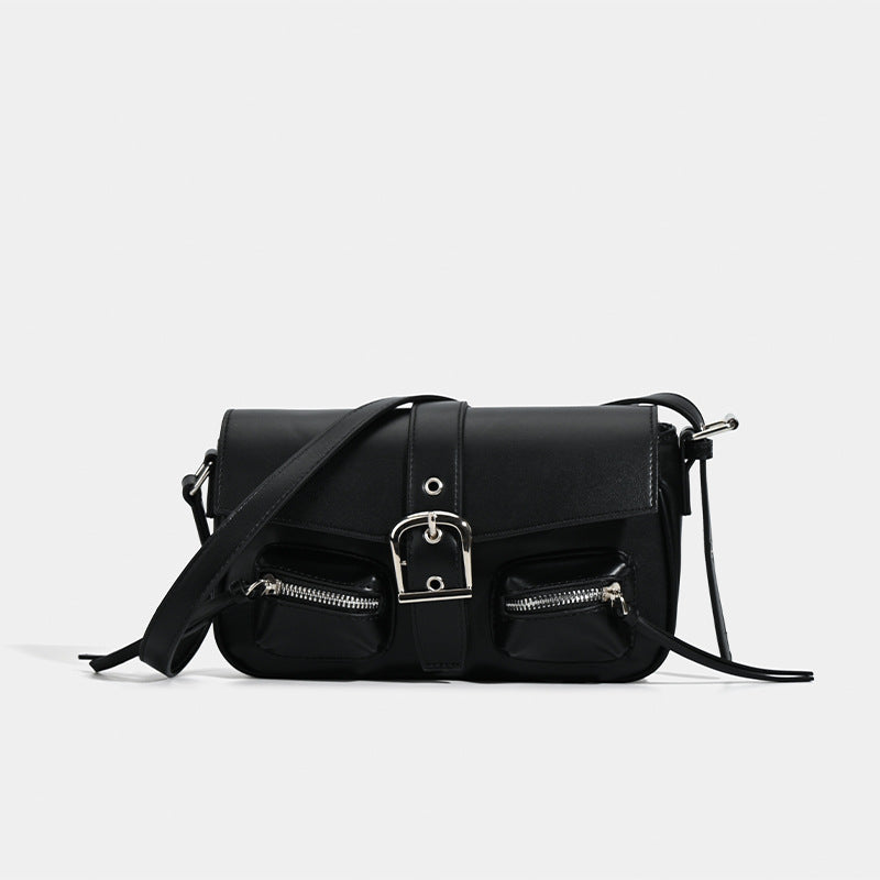 Damen Umhängetasche mit funktionalen Reißverschlusstaschen und luxuriösem Kunstleder Nord Taschen
