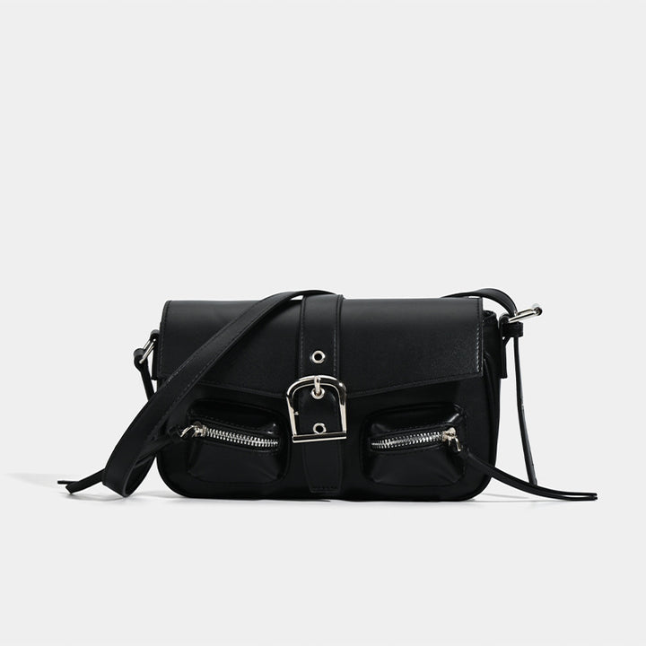 Damen Umhängetasche mit funktionalen Reißverschlusstaschen und luxuriösem Kunstleder Nord Taschen