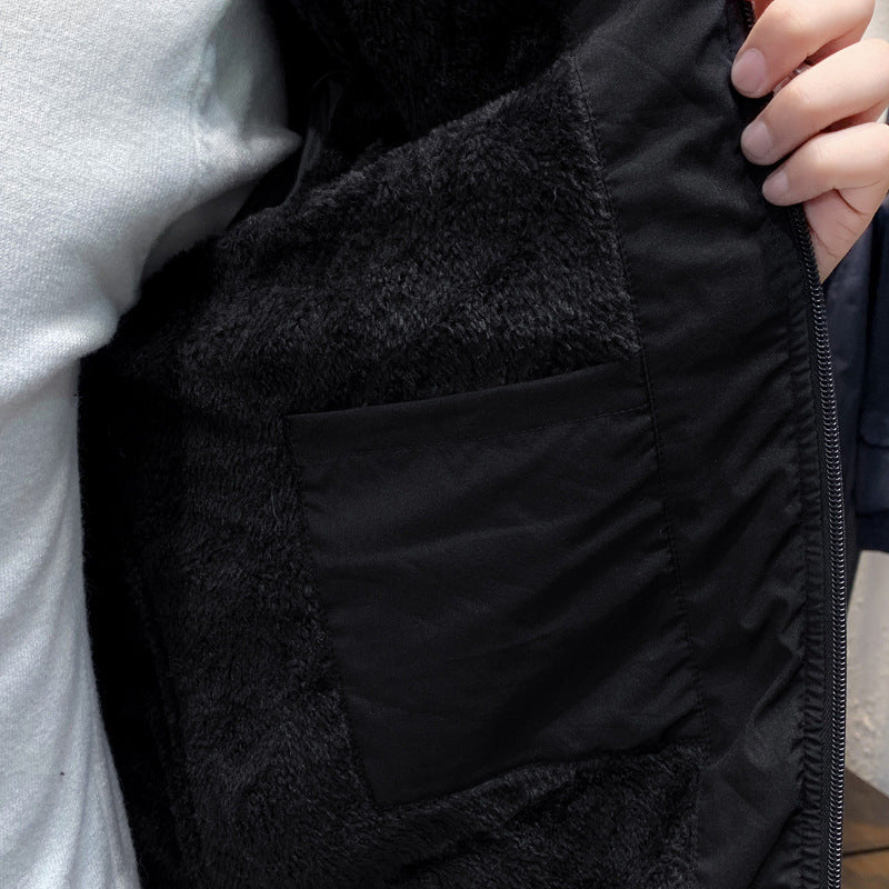 Herren Stepp-Kapuzenjacke im Slim-Fit mit Diamantsteppung und thermischer Isolierung Nord Taschen