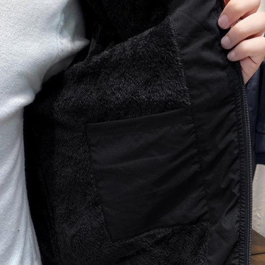 Herren Stepp-Kapuzenjacke im Slim-Fit mit Diamantsteppung und thermischer Isolierung Nord Taschen
