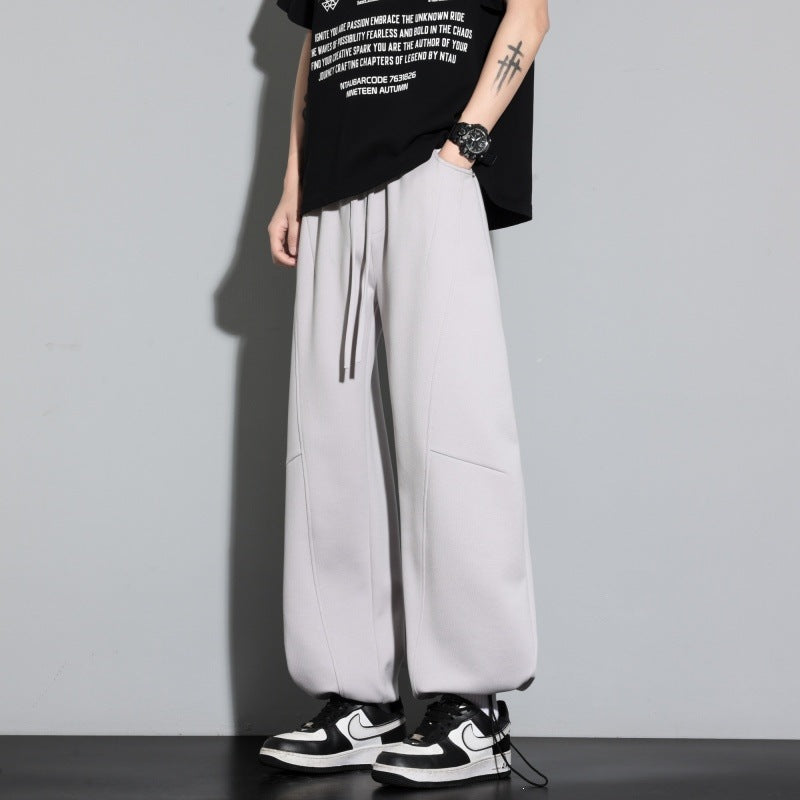 Damen Weite Lagen-Loungehose mit Cargo-Details & elastischem Tunnelzug Nord Taschen