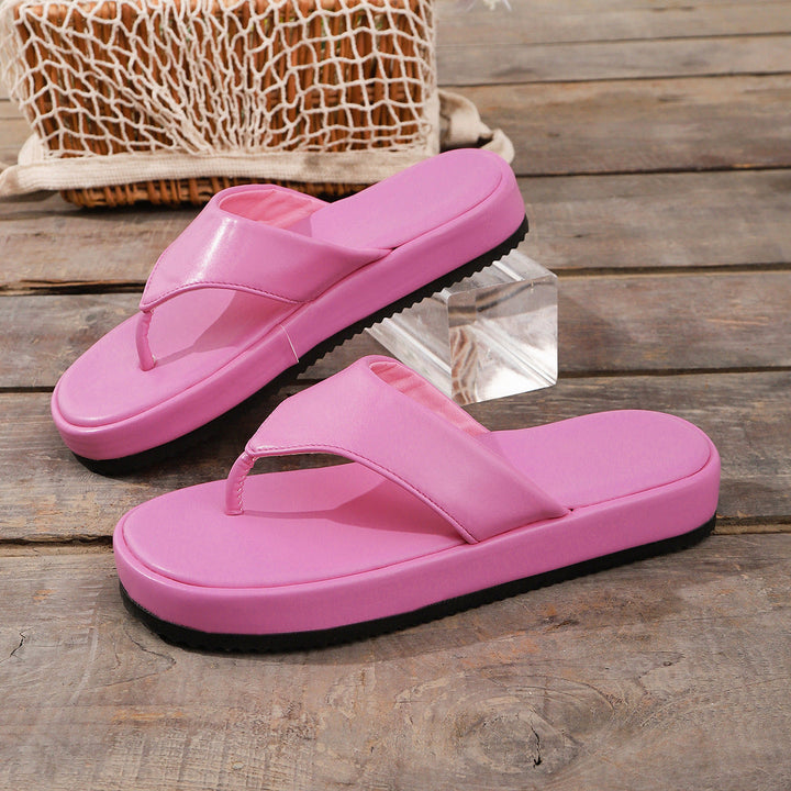 Damen Komfortable Zehensandalen mit ergonomischem Fußbett und rutschfester Sohle