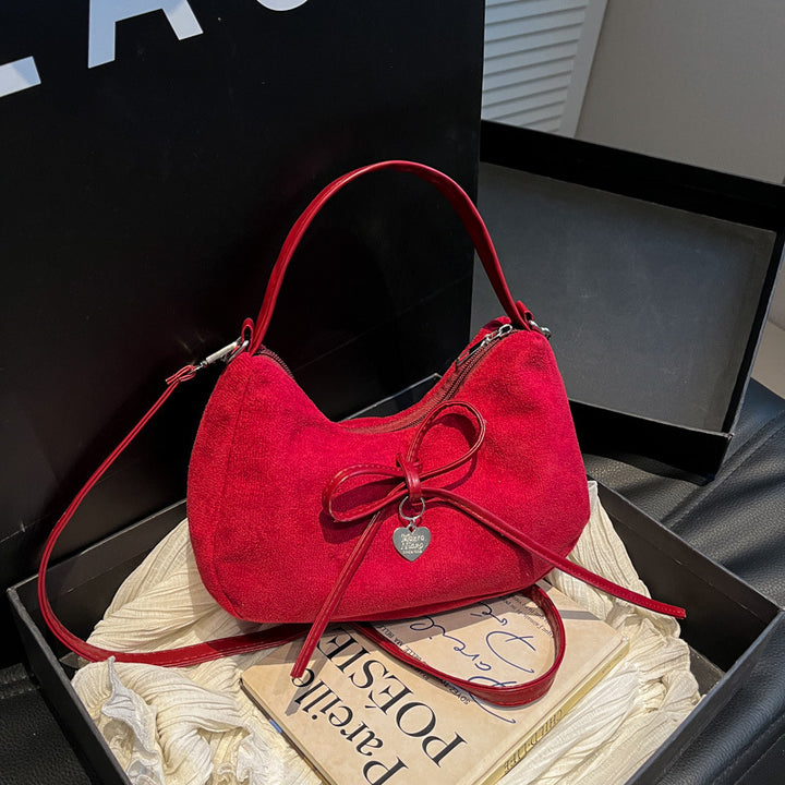 Damen Mini-Handtasche mit elegantem Schleifen-Design Nord Taschen