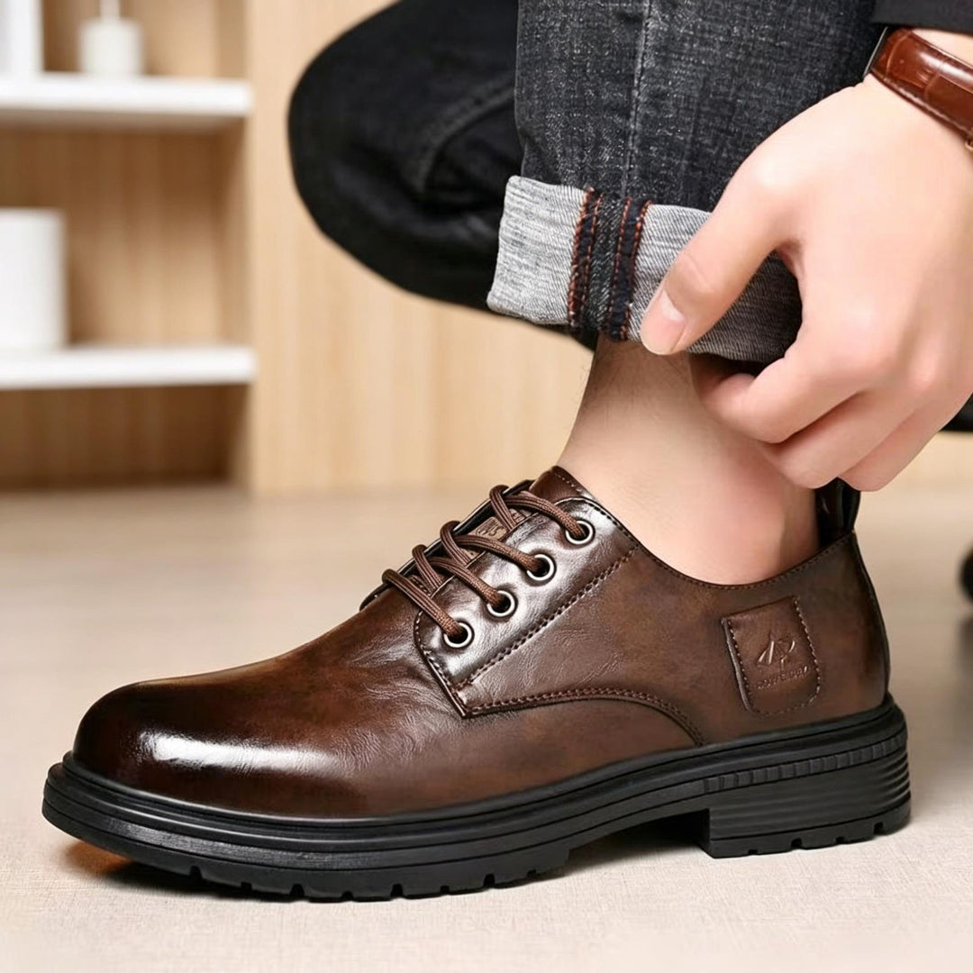 Herren Elegante Leder Schnürschuhe Nord Taschen